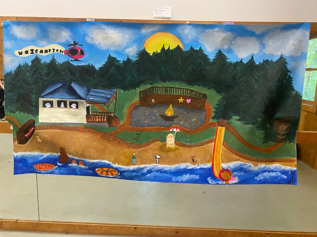 Finished Mural of Camp